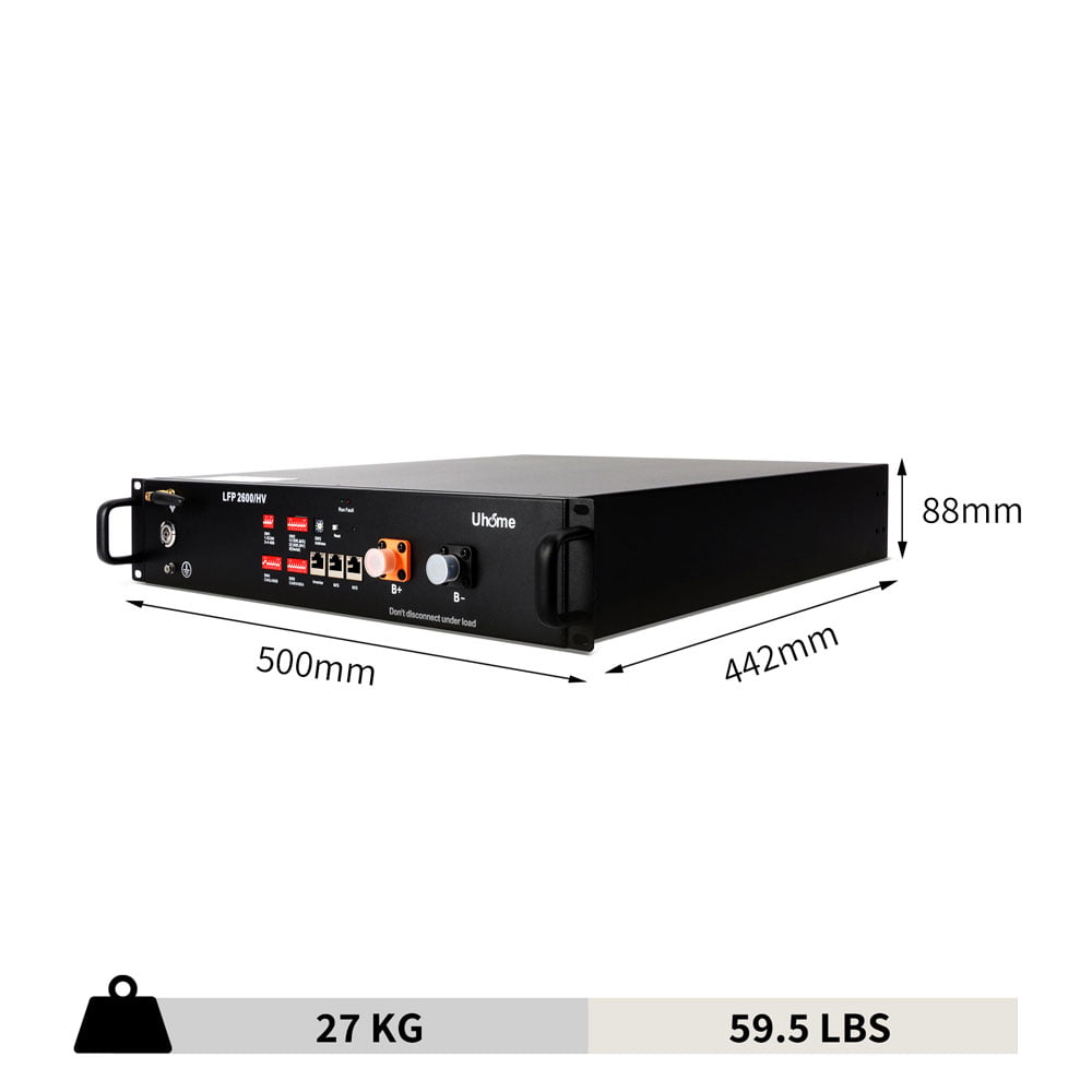 C&I Rack Mounted Battery Module LFP 2600HV